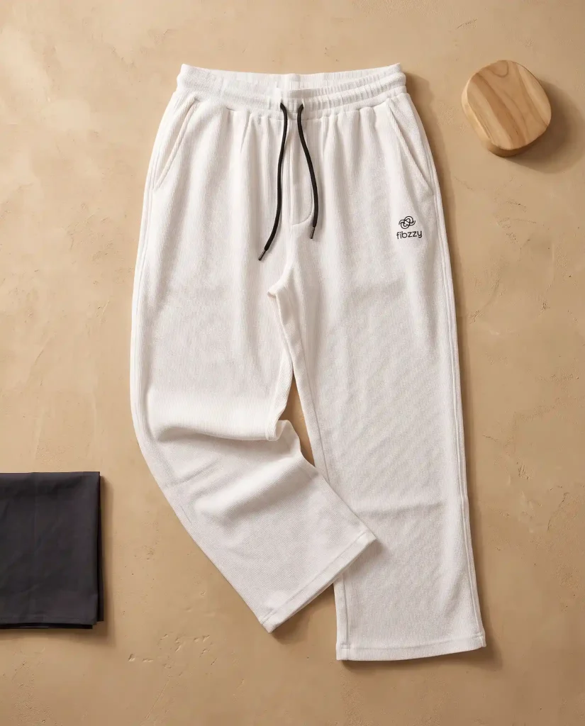Waffle Knit Trousers